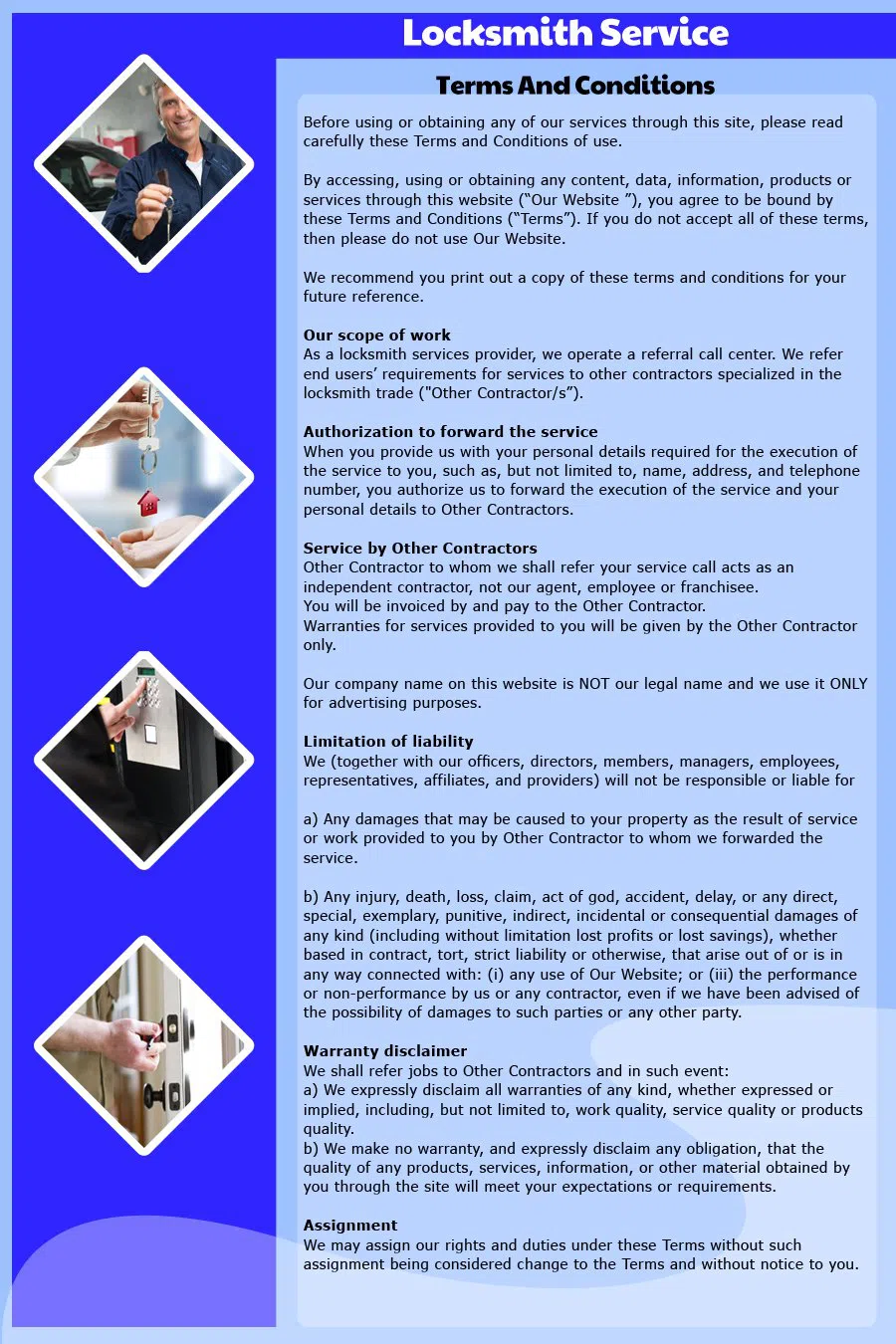 Carrollton Locksmith Service Carrollton, TX 972-512-0943 - TermsAndCondition-15